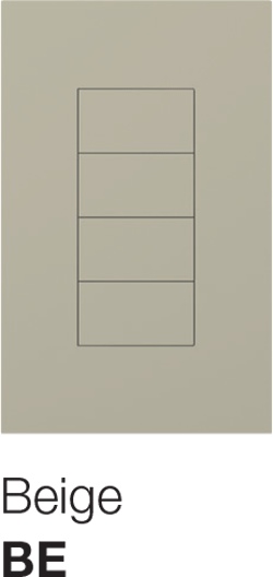 Lutron Palladiom Keypad Beige