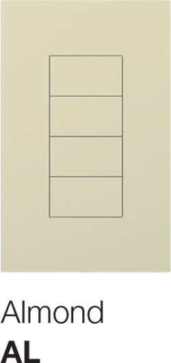 Lutron Palladiom Keypad Almond