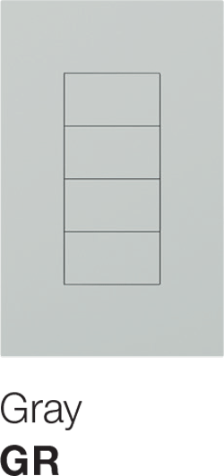 Lutron Palladiom Keypad Gray