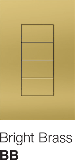Lutron Palladiom Keypad Bright Brass